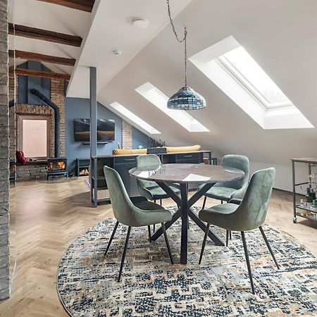 Apartamento Cozy Penthouse Vilna Exterior foto