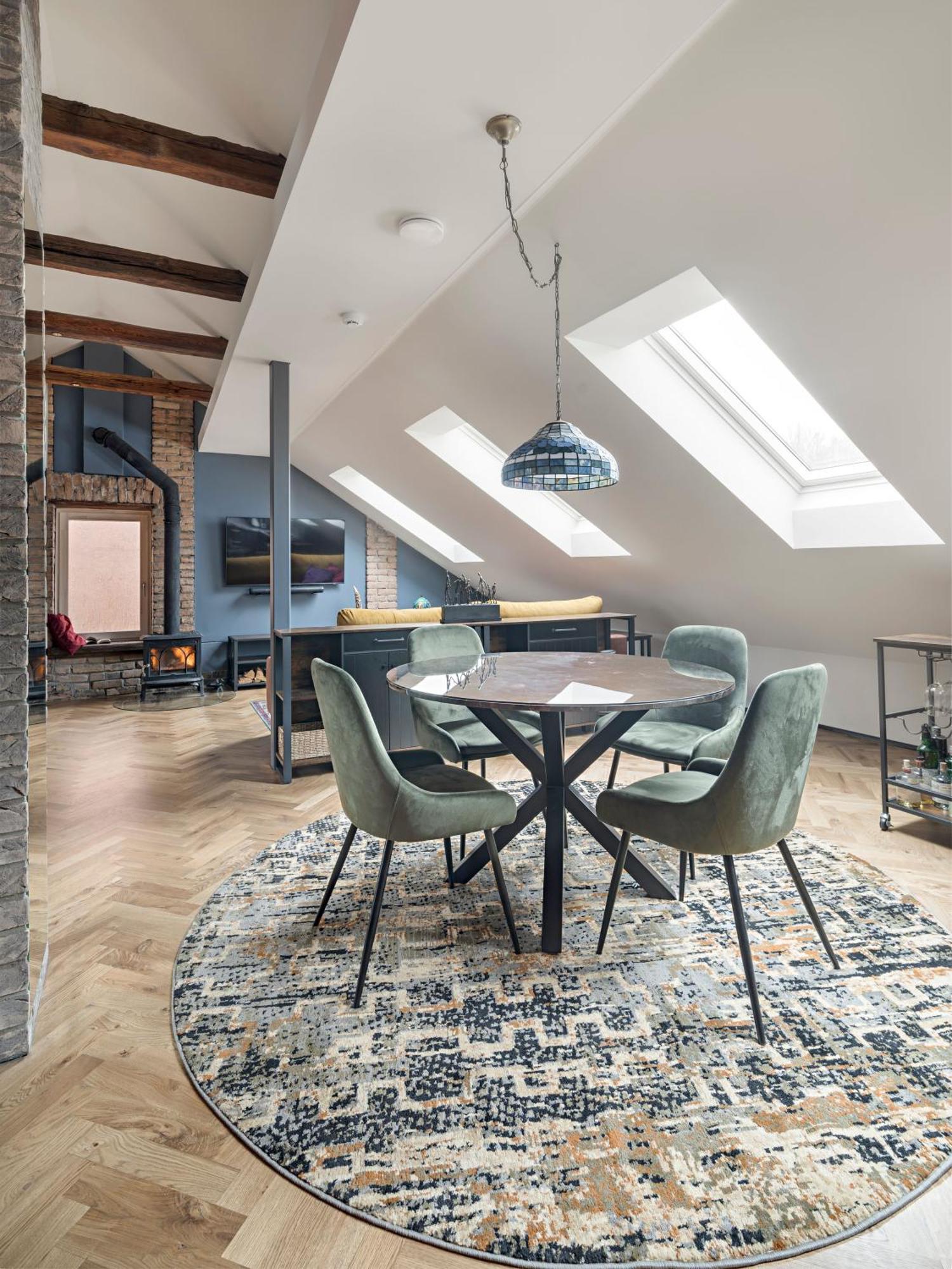 Apartamento Cozy Penthouse Vilna Exterior foto